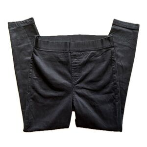 Buffalo David Bitton Women's Tencel Pull On Stretch Skinny Pants, Black L